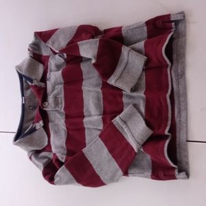 Boys size 8 long sleeve polo shirt